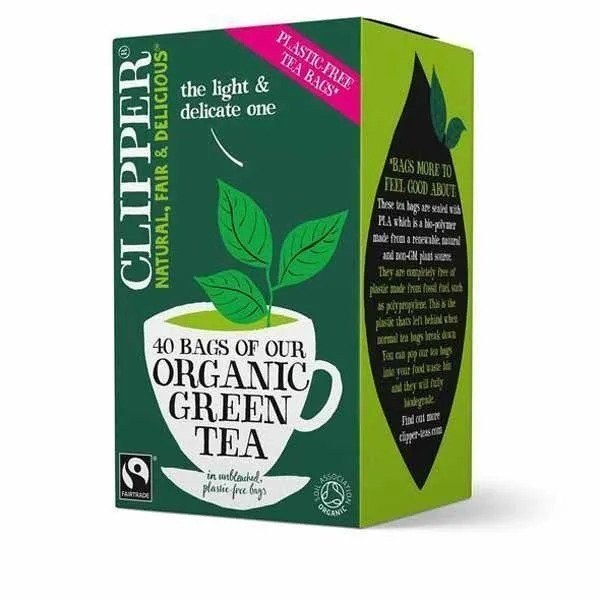 Clipper Organic Green Tea - 40 Teabags