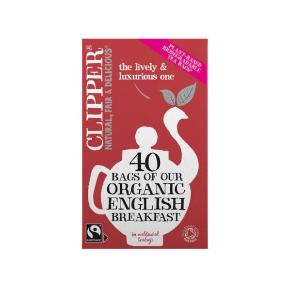 Clipper Organic English Breakfast Tea - 40 Teabags