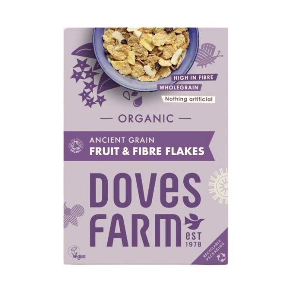 Doves Freee Gluten Free Fruit & Fibre Flakes - 375g
