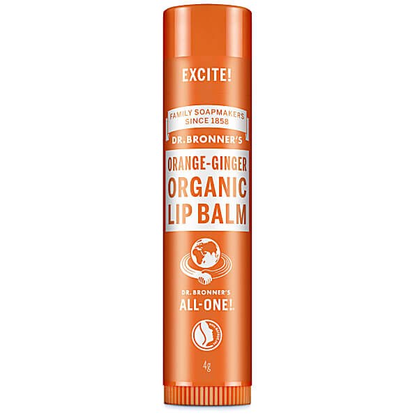 Dr Bronner's Lip Balm - Orange & Ginger - 4g