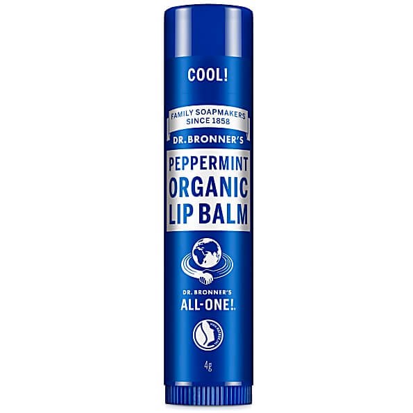 Dr Bronner's Organic Lip Balm - Peppermint - 4g