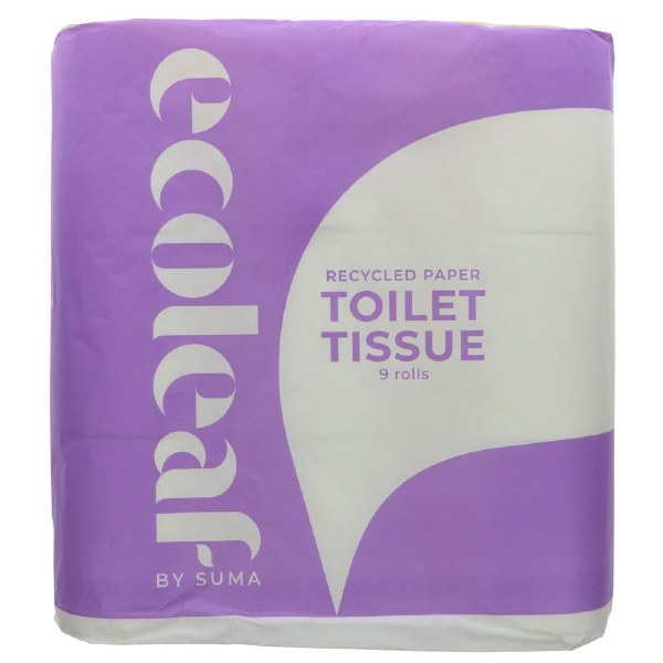 Suma Ecoleaf Recycled Toilet Rolls x 9