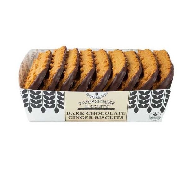 Picture of Farmhouse Dark Chocolate Ginger Biscuits - 150g
