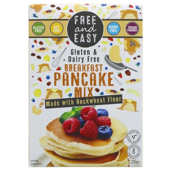 Free & Easy Gluten & Dairy Free Pancake Mix - 230g