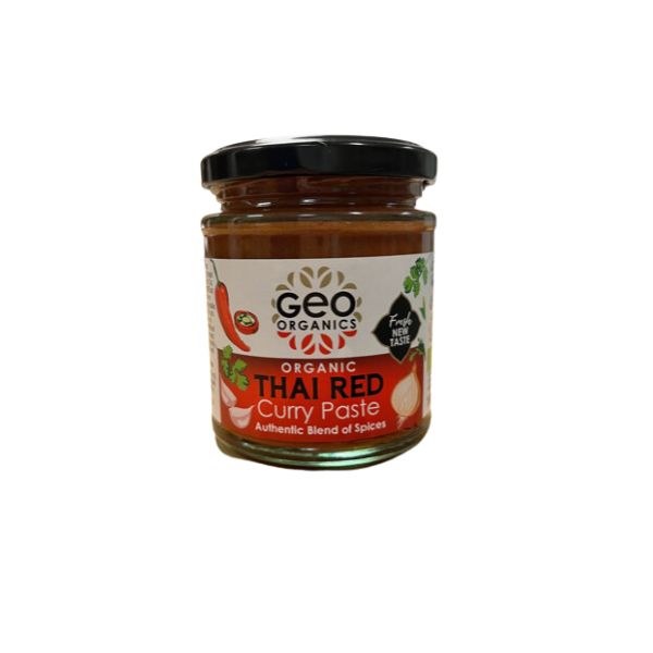 Geo Organics Thai Red Curry Paste - 180g