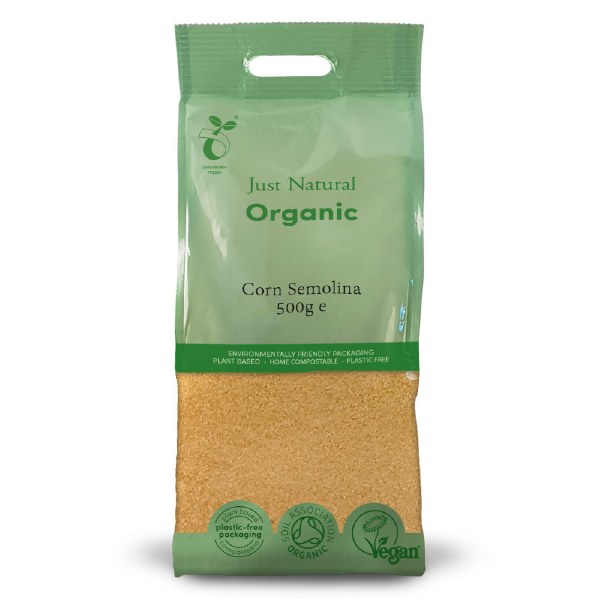 Just Natural Organic Corn Semolina - 500g