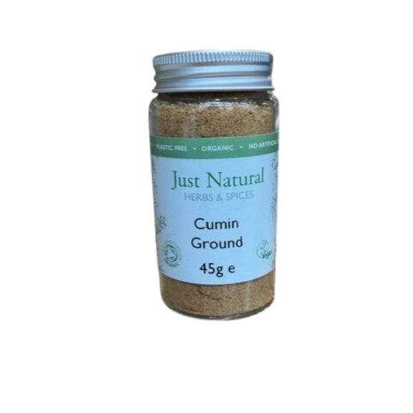 Just Natural Herbs Organic Ground Cumin - 45g