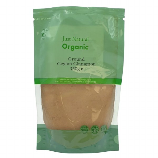 Just Natural Organic Ceylon Cinnamon - 350g