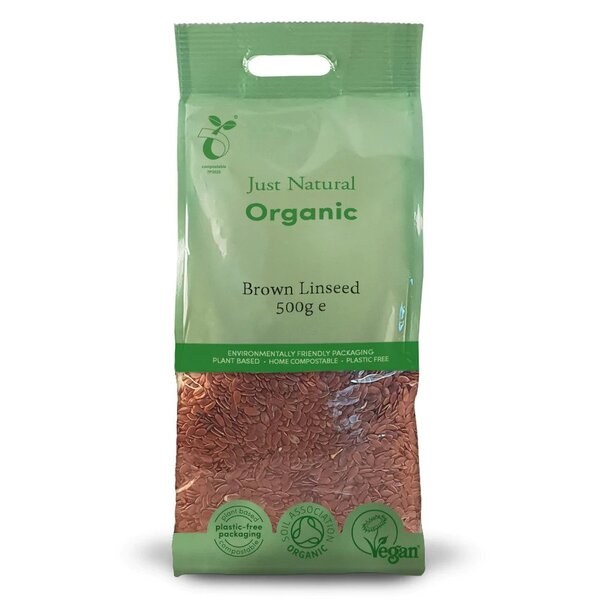 Just Natural Organic Brown Linseed - 500g