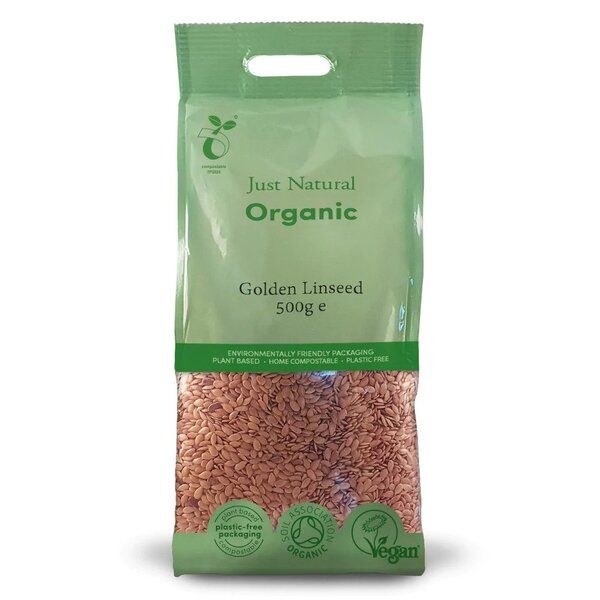 Just Natural Golden Linseed (500g)