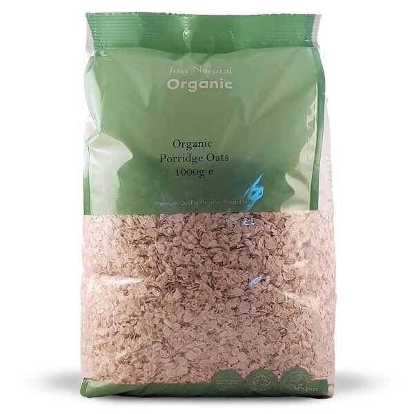 Just Natural Organic Porridge Oats 1Kg