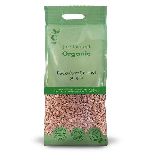 Just Natural Organic Roasted Buckwheat - 500g