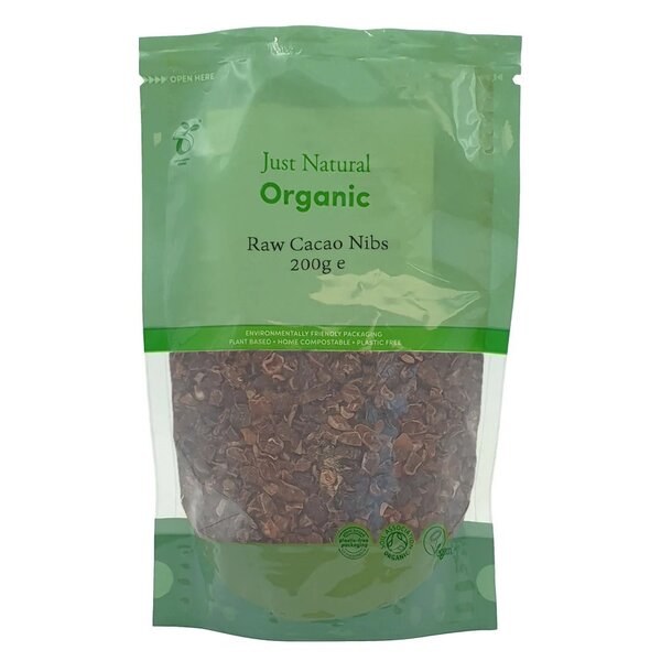 Just Natural Raw Cacao Nibs (200g)