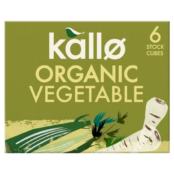 Kallo Organic Vegetable Stock Cubes - 66g
