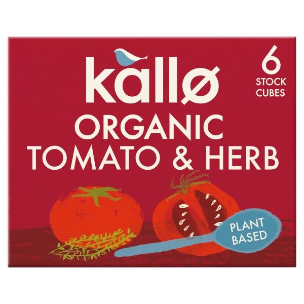 Kallo Organic Tomato & Herb Stock Cubes - 66g