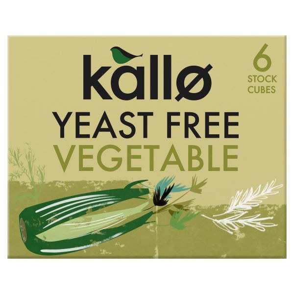 Kallo Yeast Free Vegetable Stock Cubes - 66g