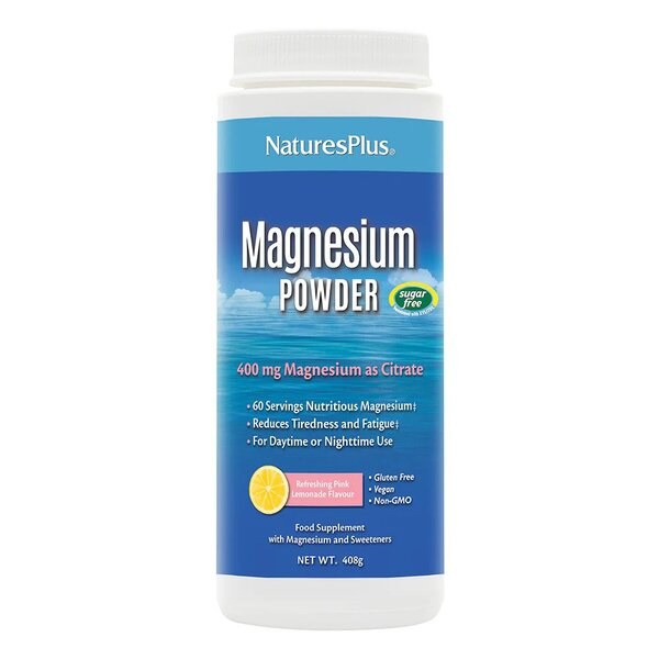 Nature's Plus Magnesium Powder 408g - Pink Lemonade