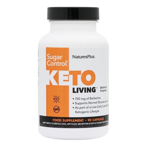 Picture of Natures Plus Keto Living Sugar Control - 90 Capsules