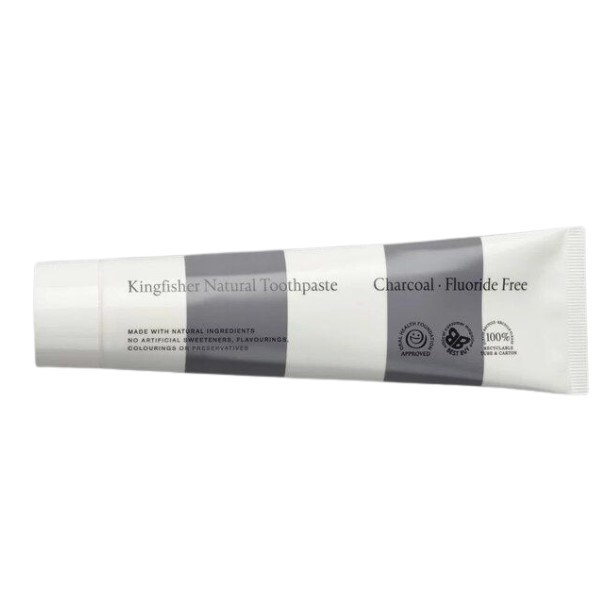 Kingfisher Fluoride Free Charcoal Toothpaste - 100ml