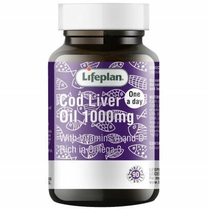 Lifeplan Cod Liver Oil 1000mg - 90 Capsules