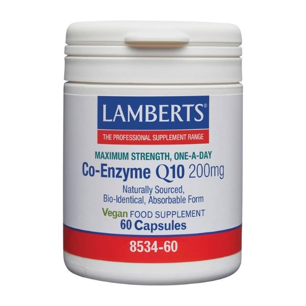 Lamberts Co-Enzyme Q10 200mg - 60 Capsules
