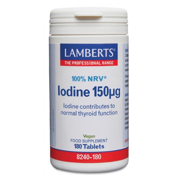 Lamberts Iodine 150ug - 180 Tablets
