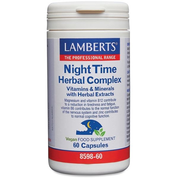 Picture of Lambert's Night Time Herbal Complex - 60 Capsules