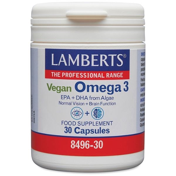 Lambert's Vegan Omega 3 - 30 Capsules