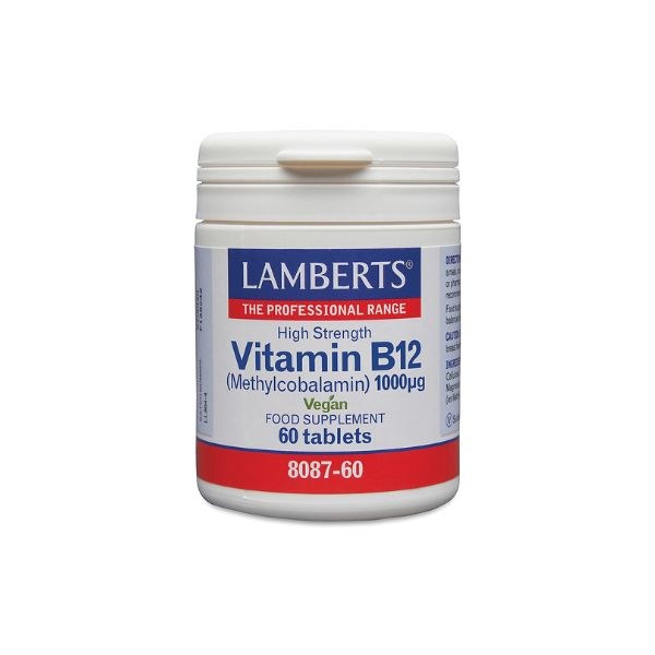 Lambert's Vitamin B12 1000ug - 60 Tablets
