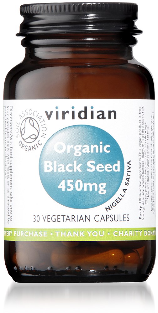 Viridian Black Seed Oil Capsules (30's) Grampian Health Store