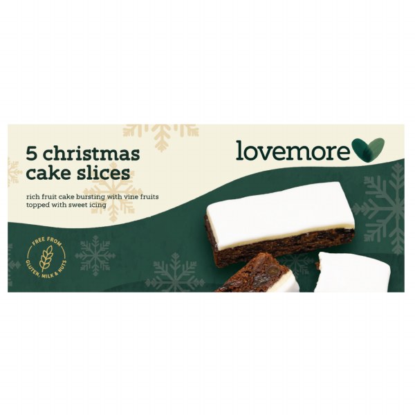 Lovemore Christmas Cakes Slices x 5
