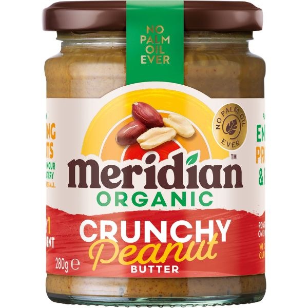 Meridian Organic Crunchy Peanut Butter (280g)