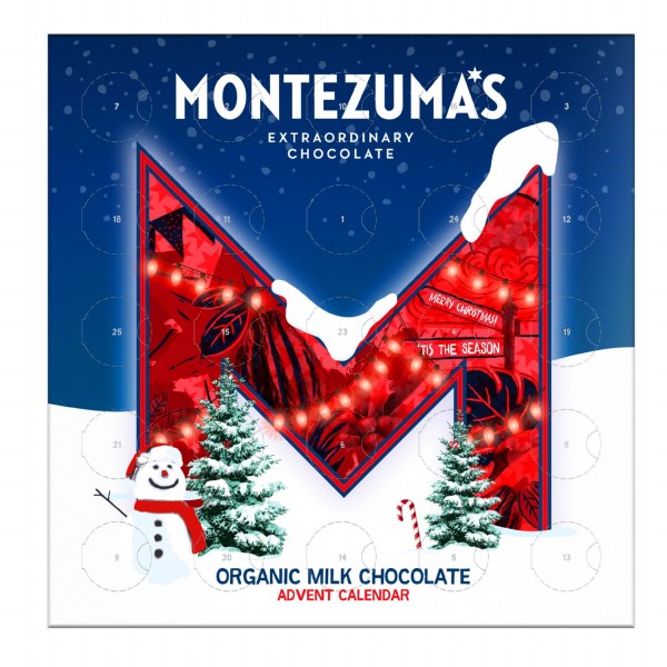 Montezuma's Organic Milk Chocolate Advent Calendar - 150g