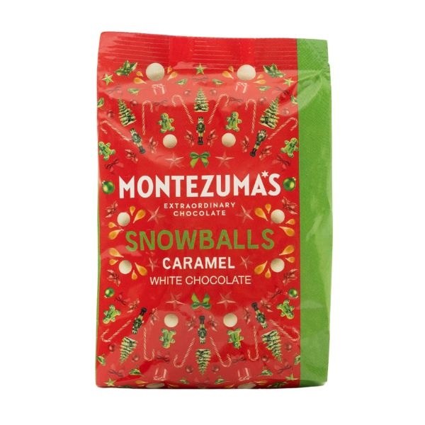 Montezuma's White Choc Caramel Snowballs - 120g