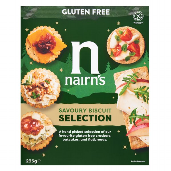 Nairn's Gluten Free Savoury Biscuit Selection - 235g