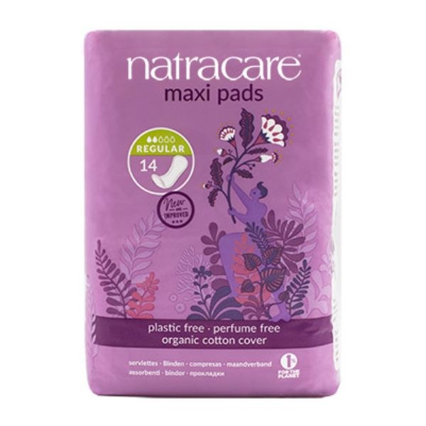 Natracare Regular Maxi Pads - 14 Pads
