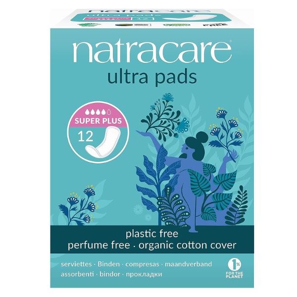 Natracare Super Plus Ultra Pads - 12 Pads