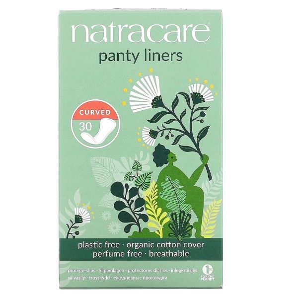 Natracare Curved Panty Liners - 30 Liners