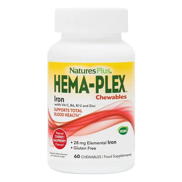 Natures Plus HemaPlex Chewable (60 Tablets)