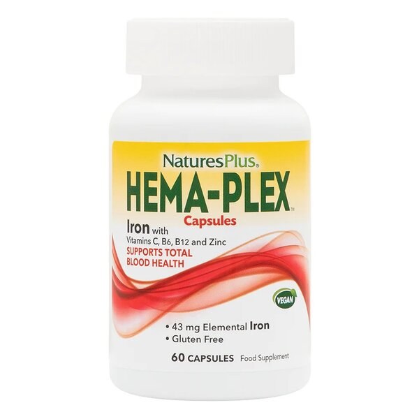 Natures Plus Hema Plex Iron Capsules (60's)