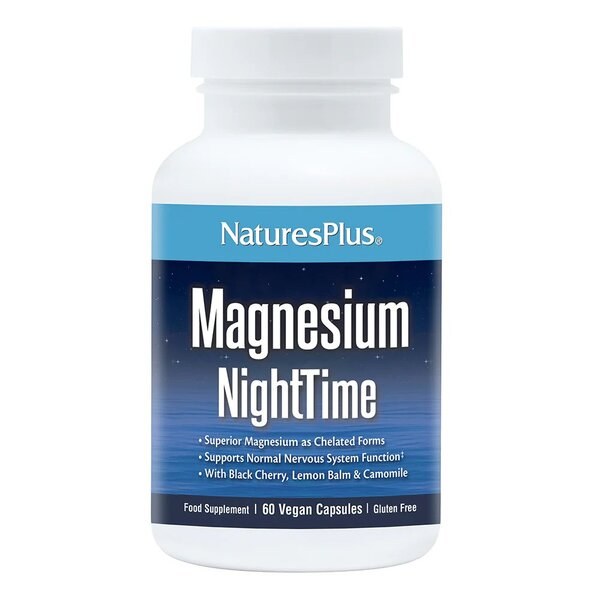 Nature's Plus Magnesium Night Time - 60 Capsules