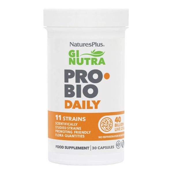 Nature's Plus GI Nutra ProBio Daily - 30 Capsules