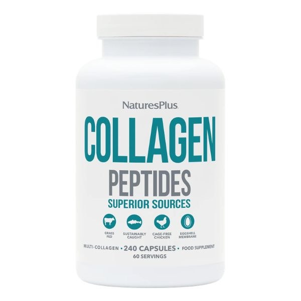 Natures Plus Collagen Peptides - 240 Capsules