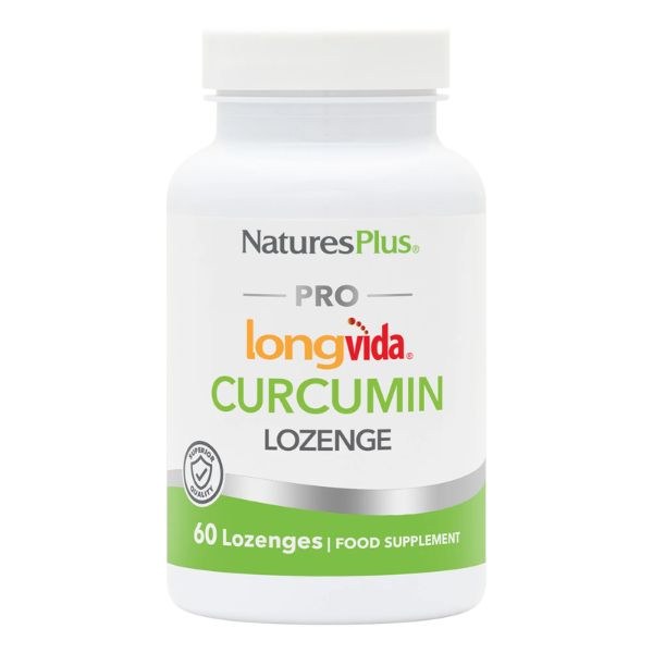 Nature's Plus Longvida Curcumin - 60 Lozenges