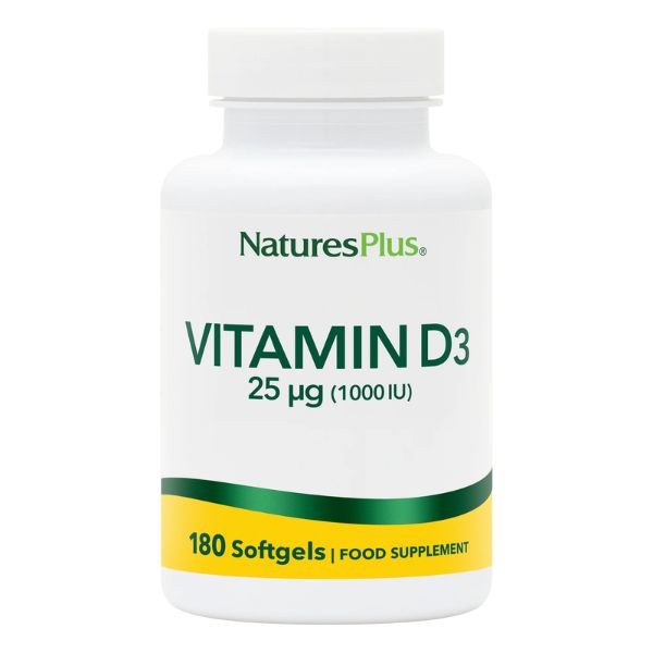 Picture of Nature's Plus Vitamin D3 1000iu - 180 Softgels
