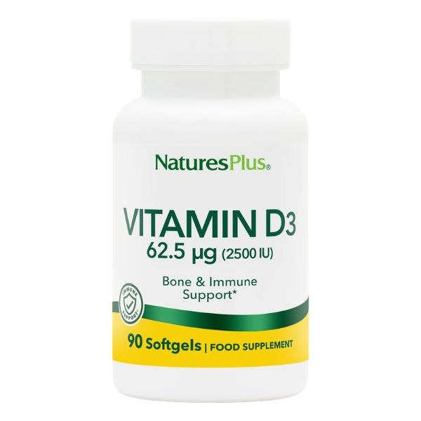 Picture of Nature's Plus Vitamin D3 2500iu - 90 Softgels