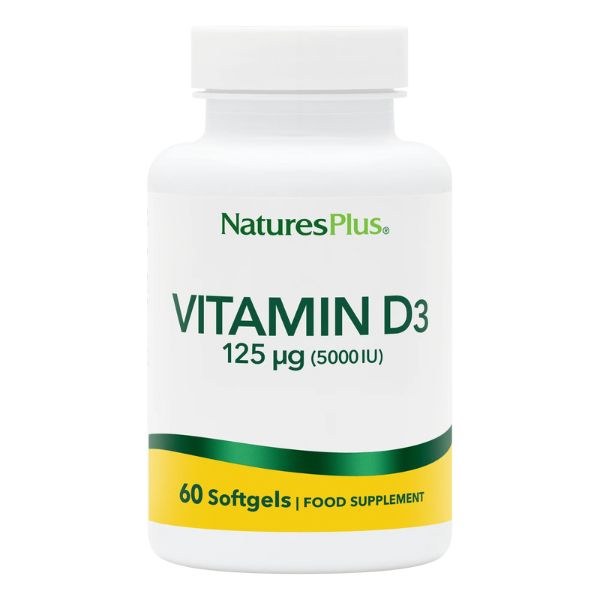 Picture of Nature's Plus Vitamin D3 5000iu - 60 Softgels