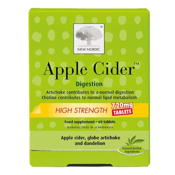 New Nordic High Strength Apple Cider - 60 Tablets