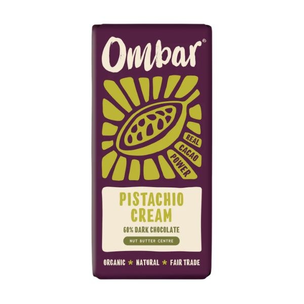 Picture of Ombar Pistachio Cream Chocolate Bar (70g)