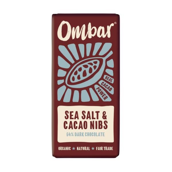 Picture of Ombar Raw Chocolate Bar - Salt & Nibs (70g)